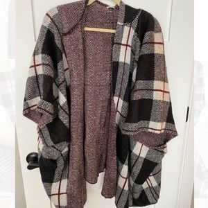 Oversized sweater jacket